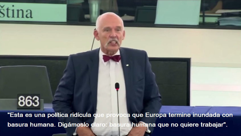 POLONIA HACE UNA INTERVENCIÓN XENÓFOBA EN LA EUROCÁMARA