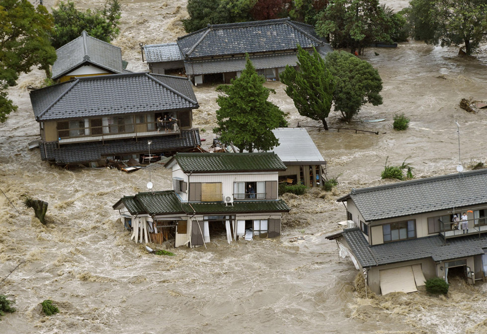 DRAMÁTICAS INUNDACIONES EN JAPÓN