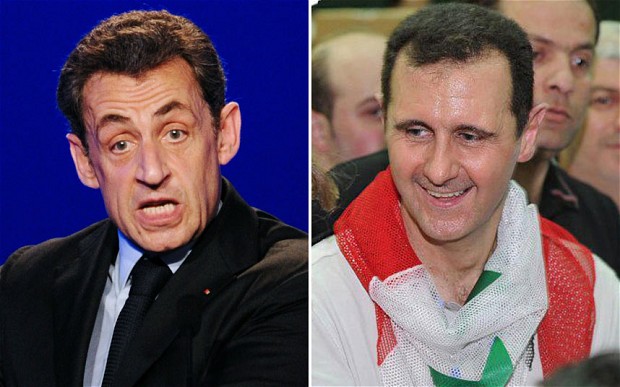 SARKOZY A FAVOR DE BASHAR AL ASSAD