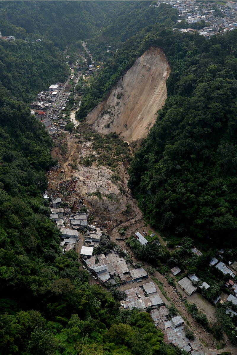 TRÁGICO CORRIMIENTO DE TIERRAS EN GUATEMALA
