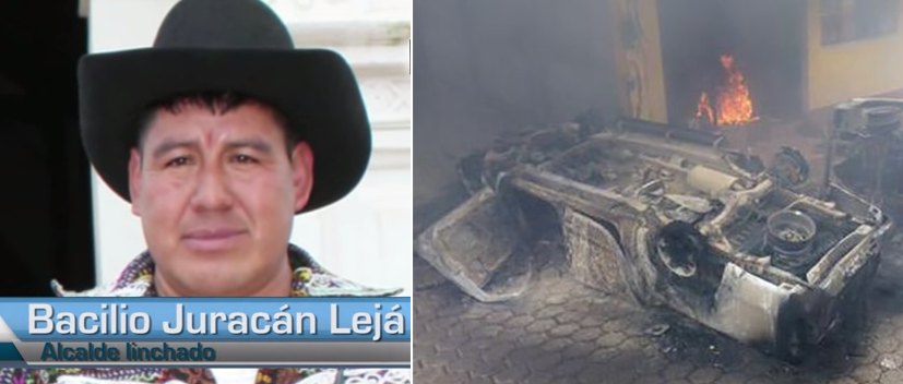 UNA TURBA QUEMA VIVO A UN ALCALDE EN GUATEMALA