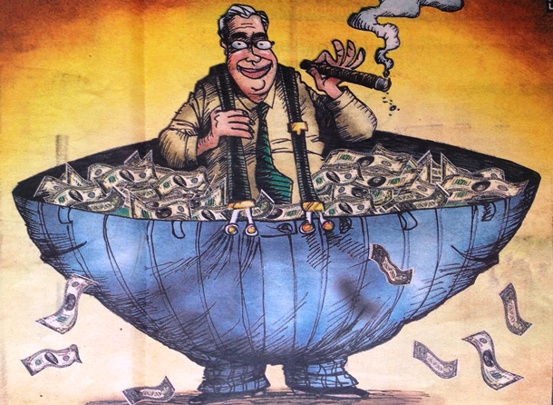 LA DISTRIBUCIÓN MUNDIAL DE LA RIQUEZA ES DEMOLEDORA