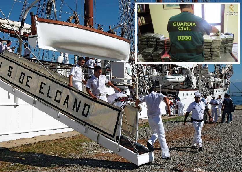 NARCOTRÁFICO EN EL BUQUE ESCUELA DE LA ARMADA ESPAÑOLA