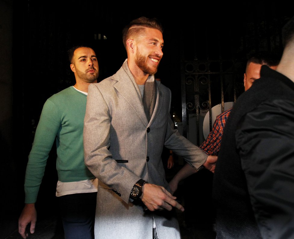 Y LOS CHICOS DEL REAL MADRID SE FUERON DE CENA...
