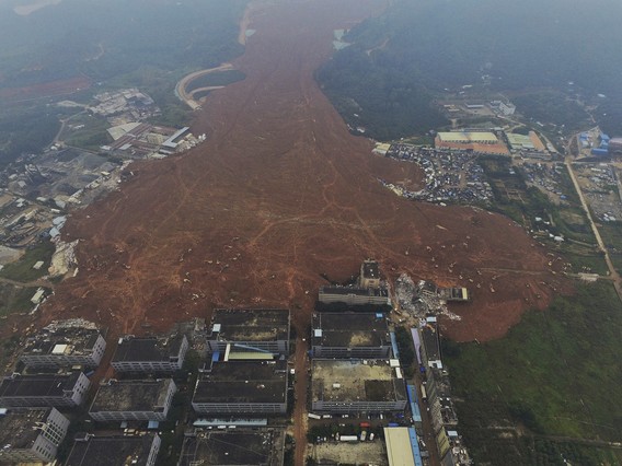 TRÁGICO CORRIMIENTO DE TIERRAS EN CHINA