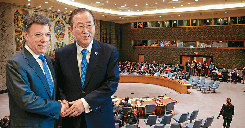 LA ONU VERIFICARÁ EL PROCESO DE PAZ EN COLOMBIA