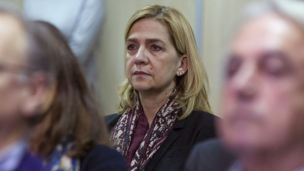 LA INFANTA CRISTINA DE BORBÓN SE SENTARÁ EN EL BANQUILLO DE LOS ACUSADOS