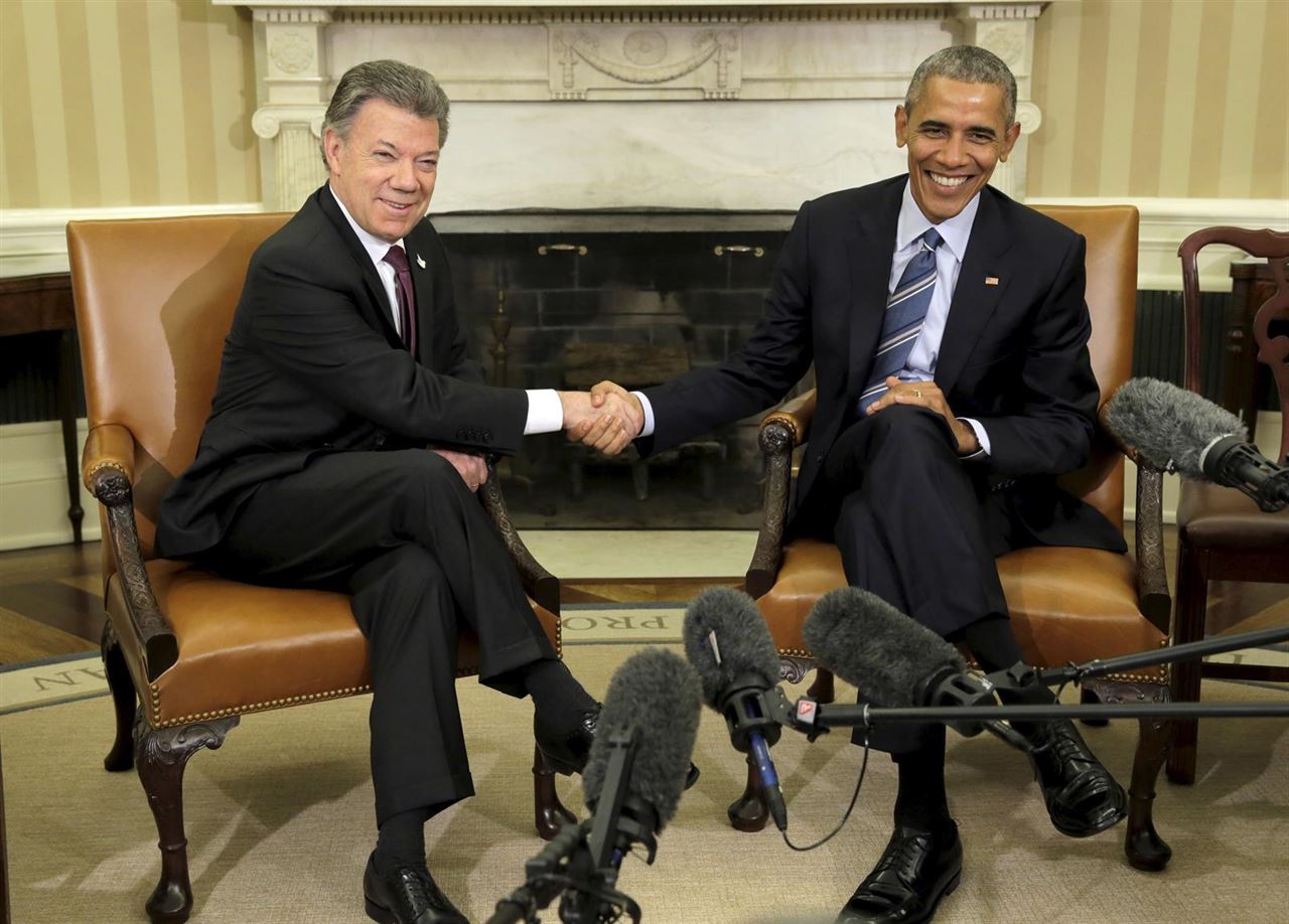 OBAMA PROMETE A SANTOS EL PAQUETE DE AYUDA “PAZ COLOMBIA”