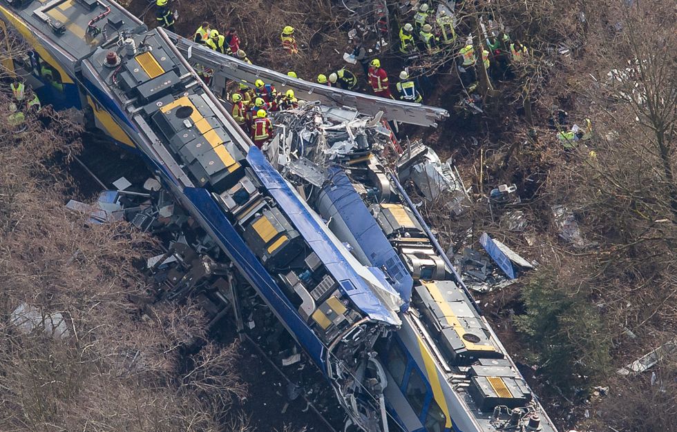 TRAGEDIA FERROVIARIA EN BAVIERA