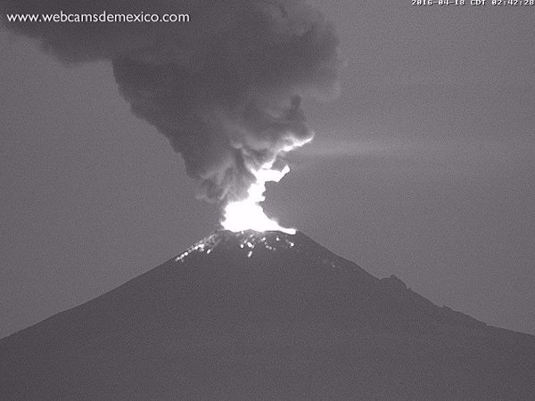 EL POPOCATÉPETL REAVIVA SU ACTIVIDAD