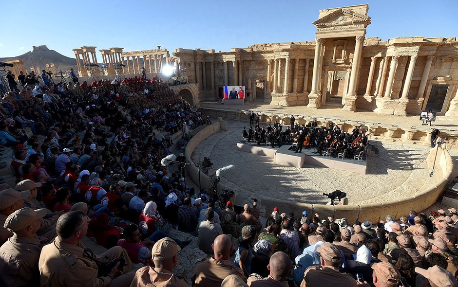 CONCIERTO DE MÚSICA CLÁSICA EN LAS RUINAS DE PALMIRA