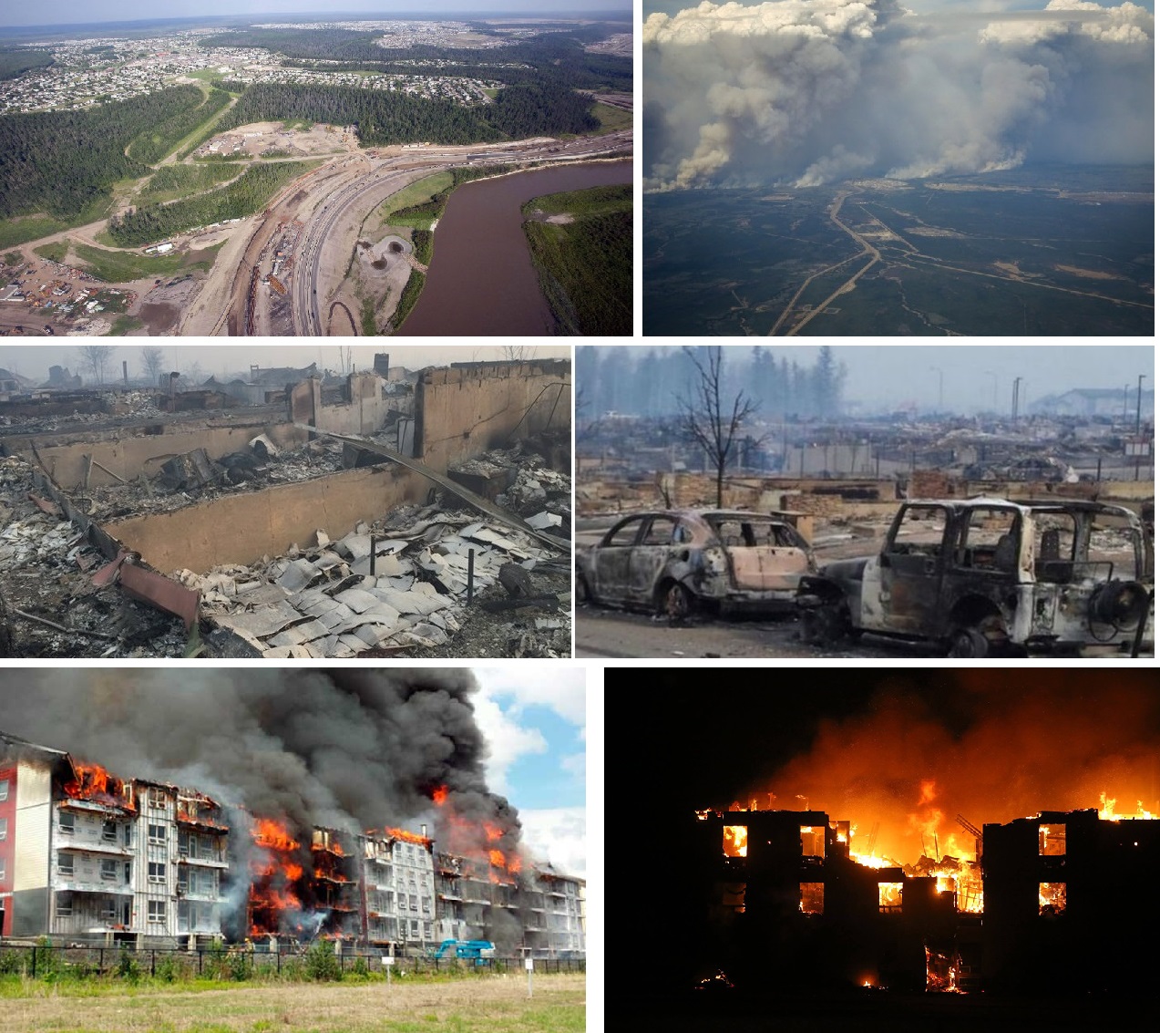 INCENDIO APOCALÍPTICO EN ALBERTA (CANADÁ)