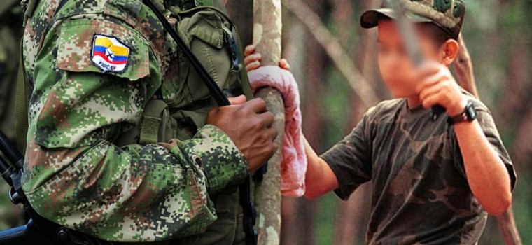 ACUERDO EN COLOMBIA PARA QUE LOS NIÑOS SALGAN DE LA GUERRA