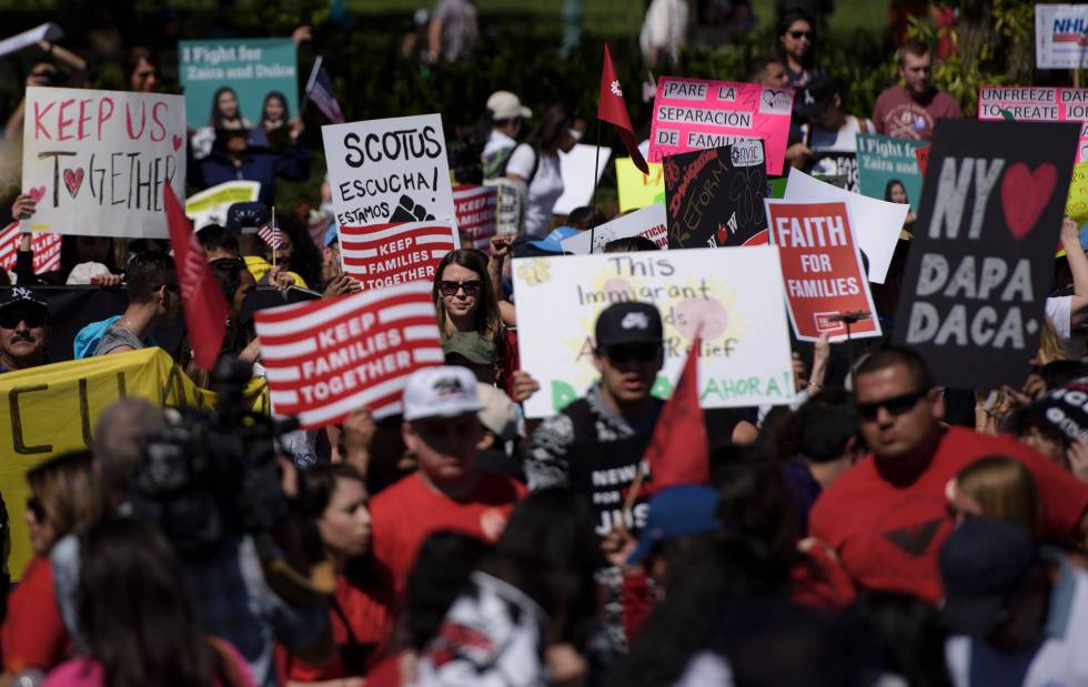 EN EEUU UN EMPATE EN EL SUPREMO MANTENDRÁ BLOQUEADA LA REFORMA MIGRATORIA DE OBAMA