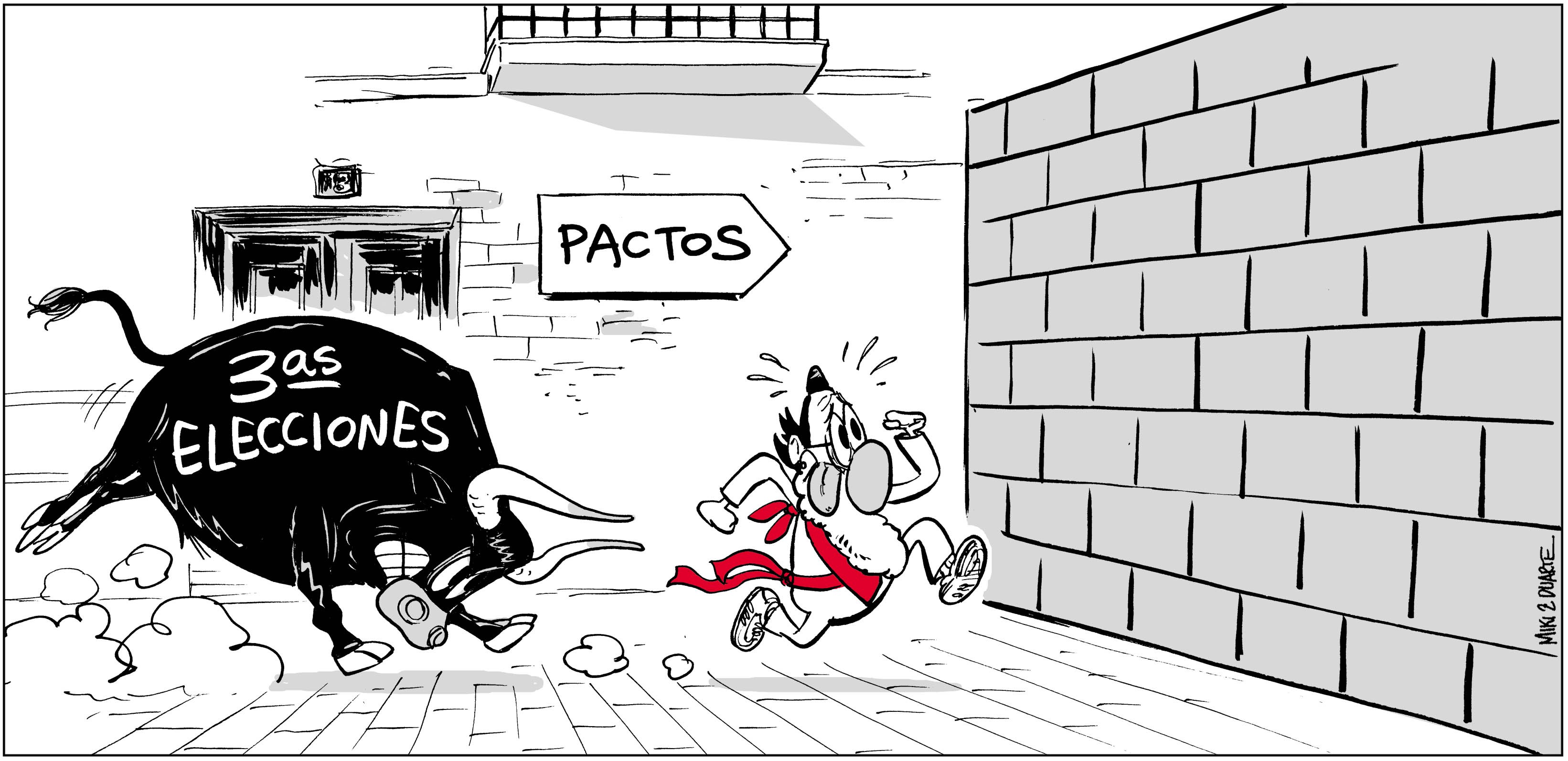 CORRIENDITO A LAS TERCERAS ELECCIONES...