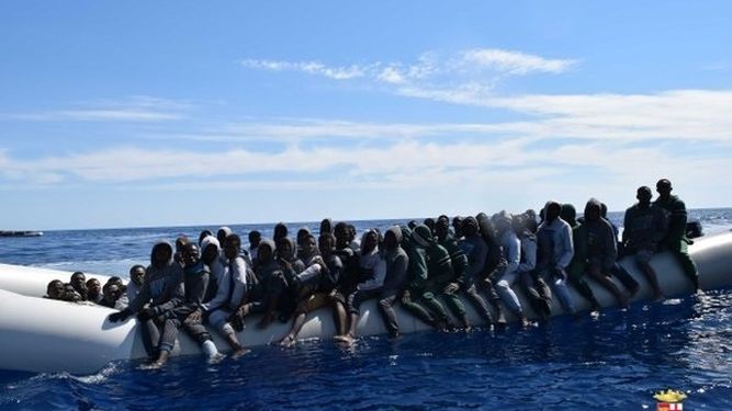 MÁS DE 7.000 PERSONAS RESCATADAS EN EL MEDITERRÁNEO EL FIN DE SEMANA PASADO