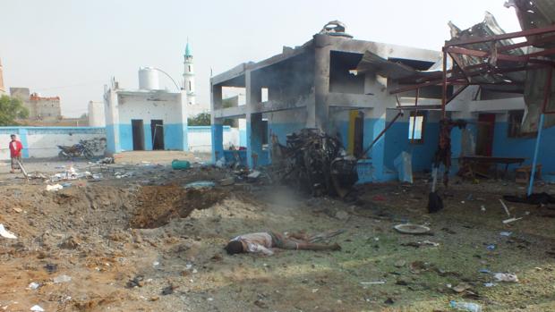 BOMBARDEO DE LA COALICIÓN ÁRABE EN UN HOSPITAL EN YEMEN