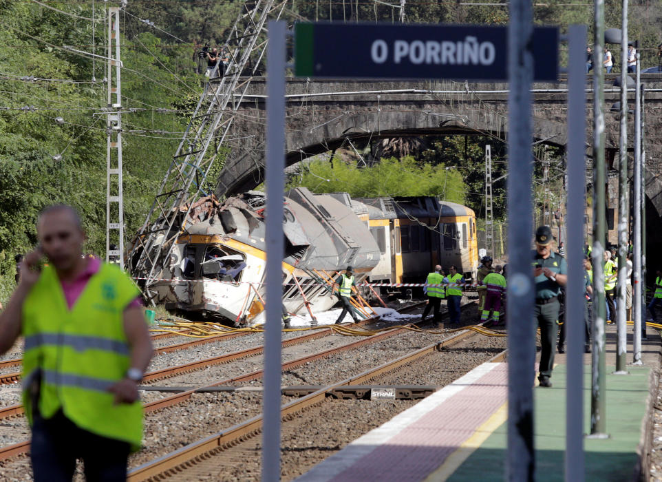 NUEVAMENTE UN GRAVE ACCIDENTE FERROVIARIO EN GALICIA