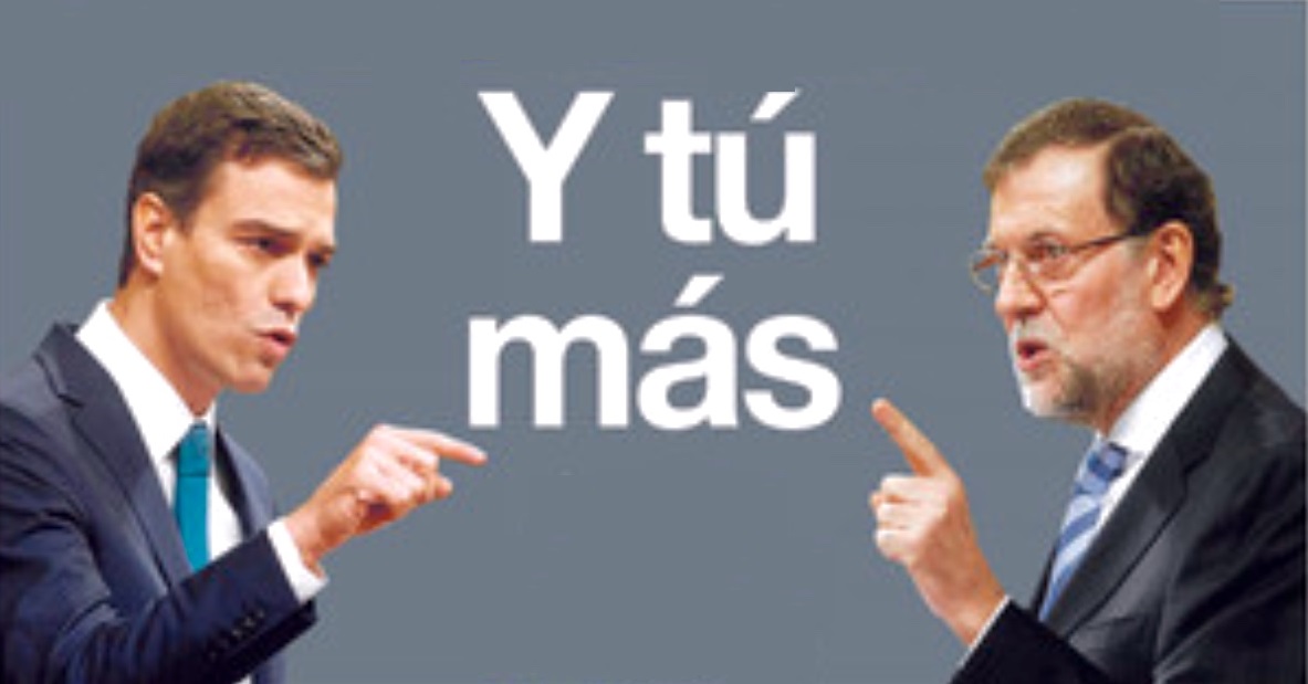 CORRUPCIÓN EN EL PP Y CORRUPCIÓN EN EL PSOE. TAL PARA CUAL
