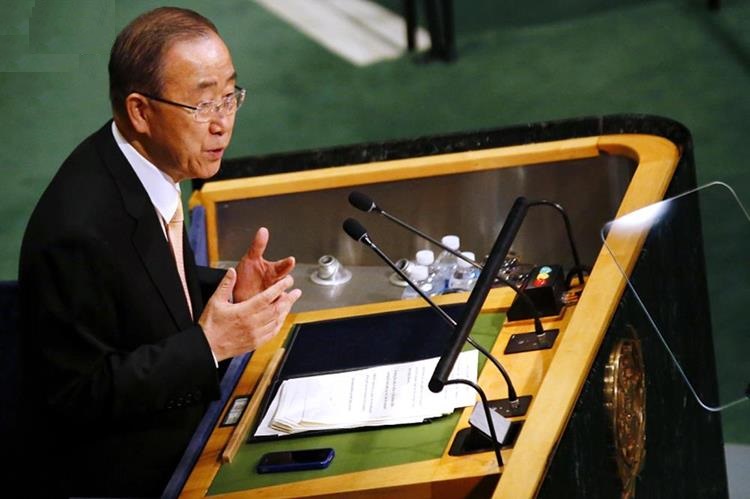 BAN KI-MOON HABLÓ DURAMENTE, PERO HABLÓ BIEN (FINALMENTE)