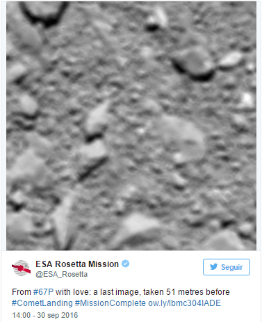 Y ‘ROSETTA’ CULMINÓ SU INCREÍBLE AVENTURA