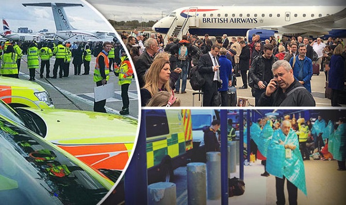 INCIDENTE QUÍMICO INTIMIDATORIO EN EL AEROPUERTO DE LONDON CITY