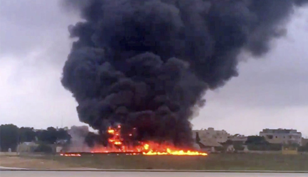 ACCIDENTE AÉREO EN LA ISLA DE MALTA