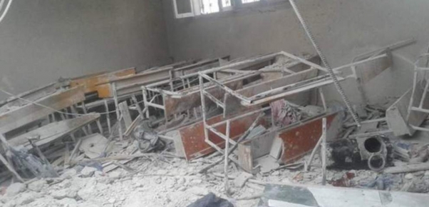 BOMBARDEO RUSO EN UN COMPLEJO DE ESCUELAS INFANTILES SIRIAS
