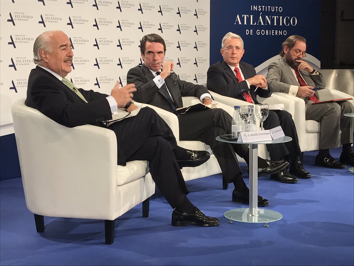 FORO EN MADRID CON URIBE Y PASTRANA ABOGANDO POR UN GRAN PACTO NACIONAL DE PAZ CON REFORMAS DE FONDO DEL ACTUAL