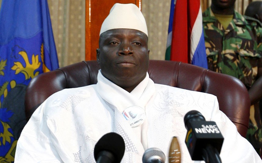 EL PRESIDENTE DE GAMBIA NO QUIERE BAJAR DEL TRONO