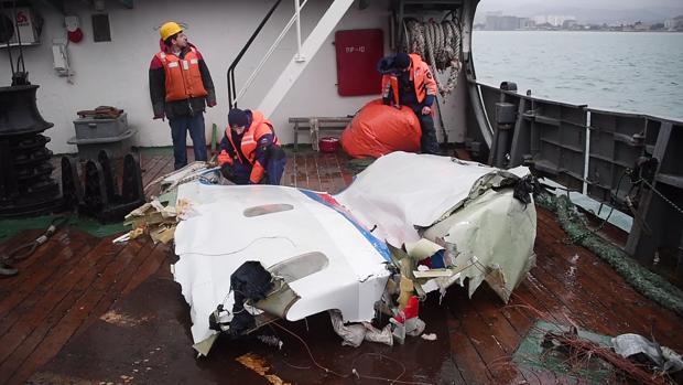 DATOS SOBRE EL ACCIDENTE AÉREO DEL TUPOLEV RUSO EN EL MAR NEGRO