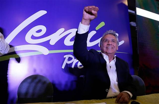 VICTORIA PARCIAL DEL CANDIDATO OFICIALISTA EN ECUADOR
