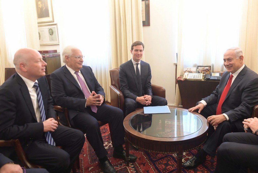 NETANYAHU RECIBE RETADOR AL YERNO DE TRUMP