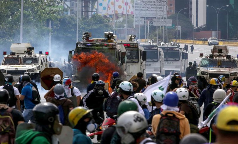 96 PERSONAS MUERTAS DESDE ABRIL EN LAS PROTESTAS DE VENEZUELA