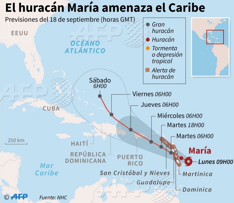 UN NUEVO Y DESTRUCTIVO HURACÁN AMENAZA EL CARIBE