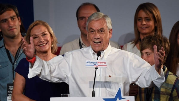 PIÑERA GANA LA PRIMERA VUELTA EN CHILE