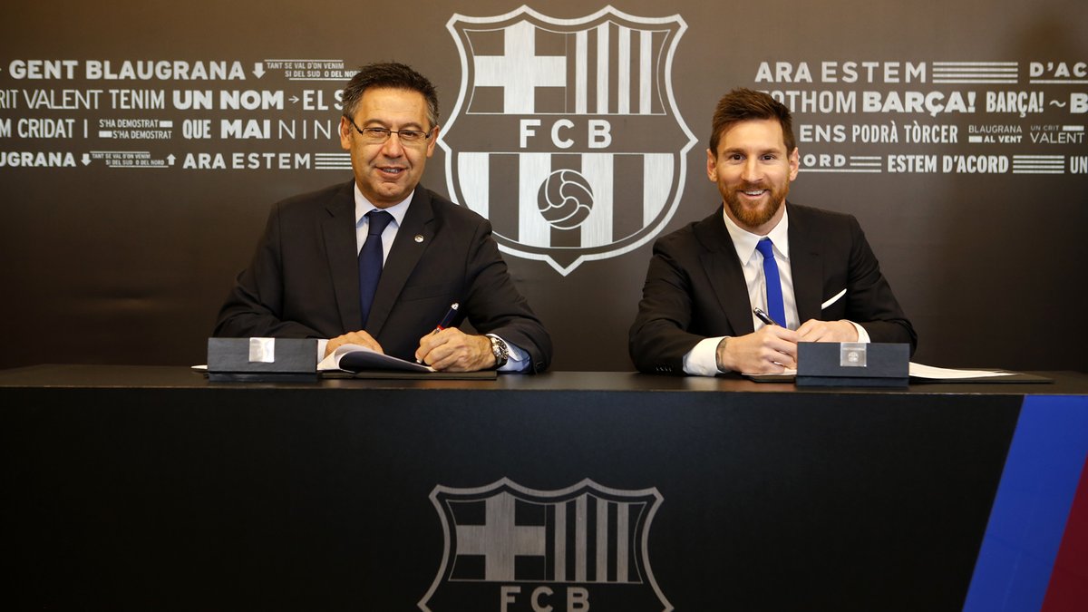 MESSI RENUEVA CON EL FC BARCELONA