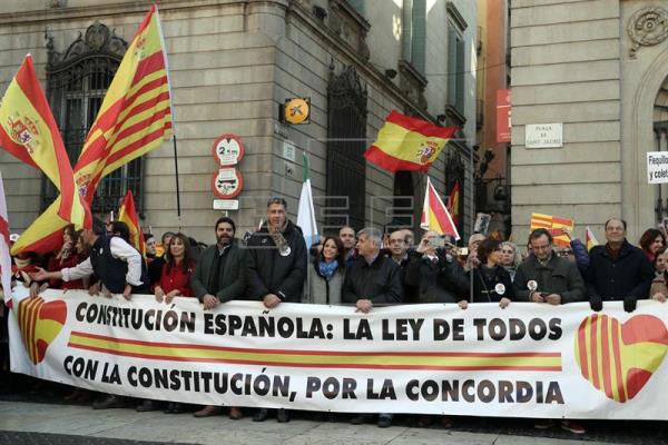 A FAVOR DE LA CONSTITUCION EN BARCELONA
