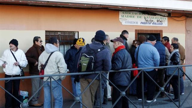 EN EUROPA MUCHOS PASAN HAMBRE