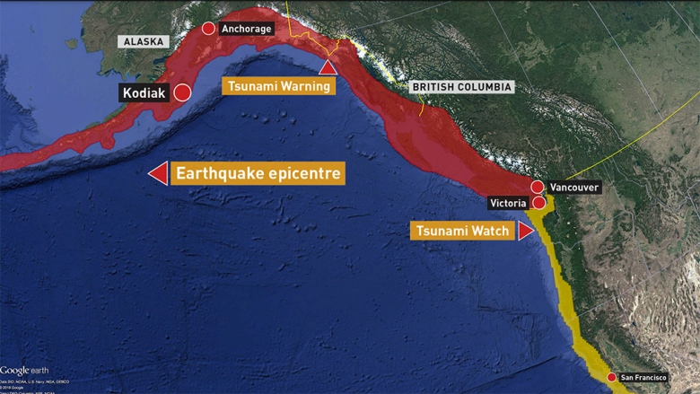 MAREMOTO EN ALASKA CAUSA FALSA ALERTA DE TSUNAMI