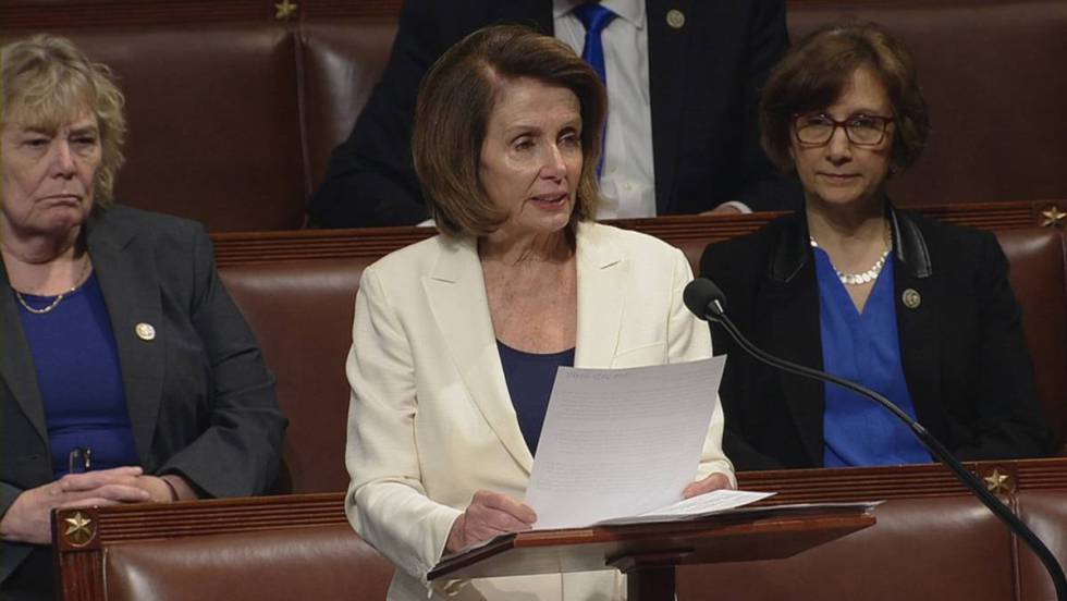 FELICITACIONES A LA CONGRESISTA NANCY PELOSI