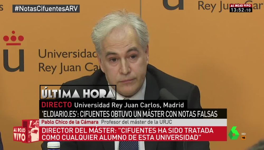 LA SEÑORA CIFUENTES Y SU MASTER