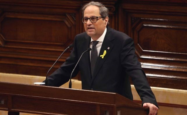 COMO EN EL BOXEO: QUIM TORRA Y SU ENTRENADOR, PUIGDEMONT