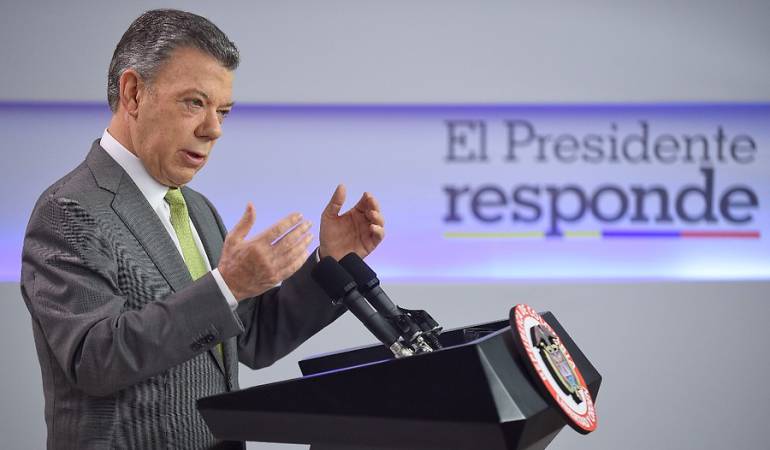 COLOMBIA: SANTOS DICE QUE LA PAZ ES IRREVERSIBLE