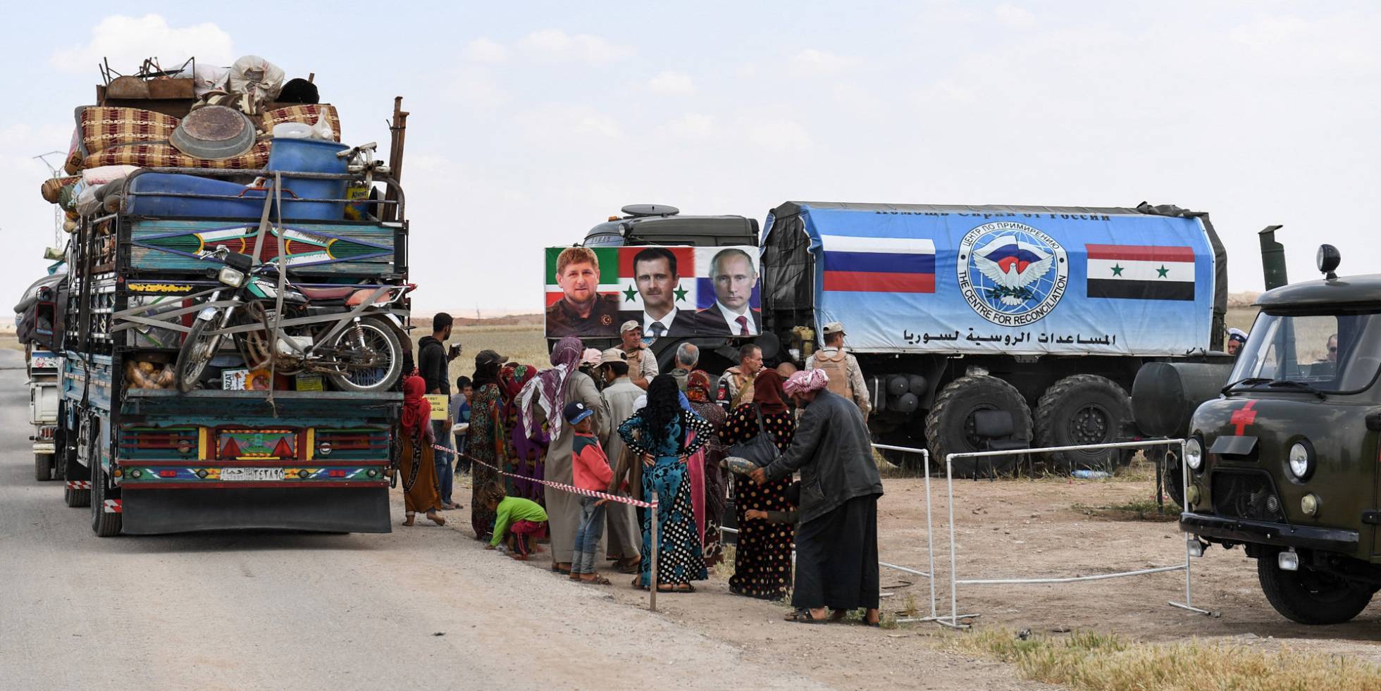 CASI LA MITAD DE LA POBLACIÓN SIRIA ESTÁ DESPLAZADA