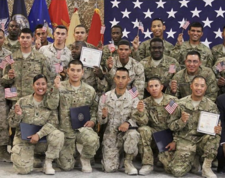 ESTADOS UNIDOS NO QUIERE INMIGRANTES NI PARA EL EJÉRCITO