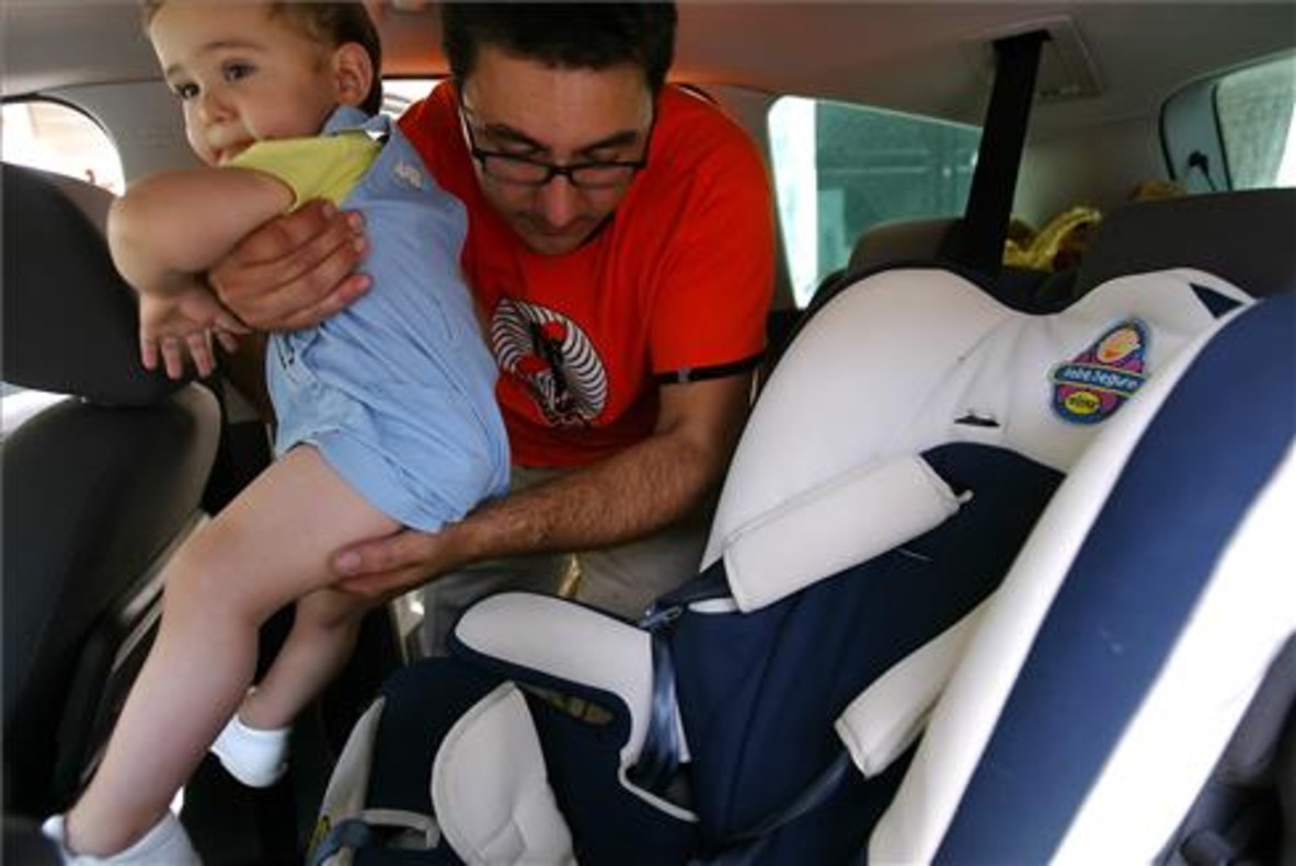 SILLAS DE COCHE ANTIOLVIDO DE NIÑOS EN ITALIA