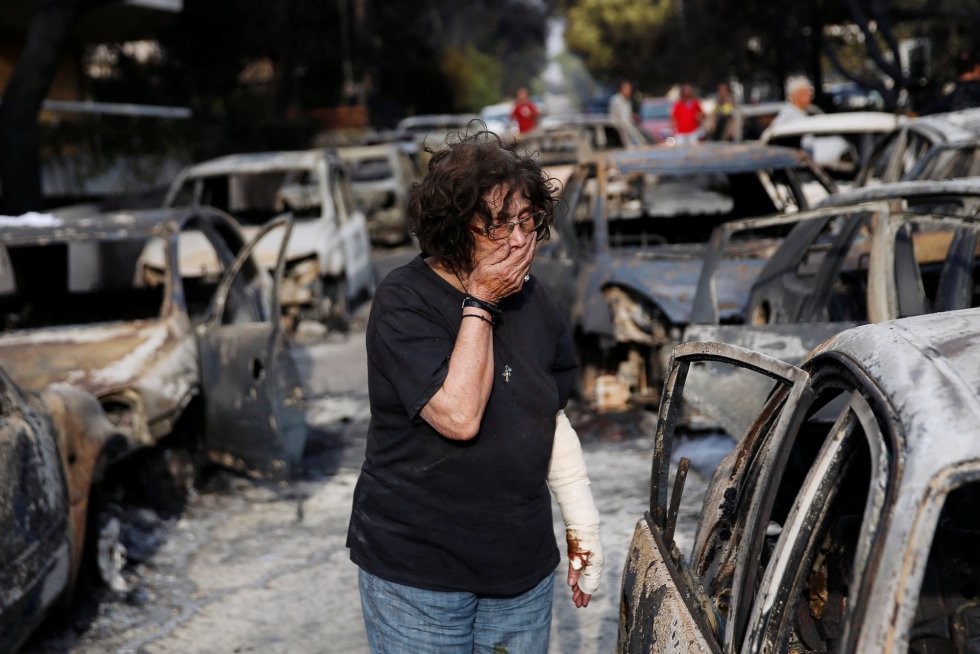 INCENDIO EN GRECIA
