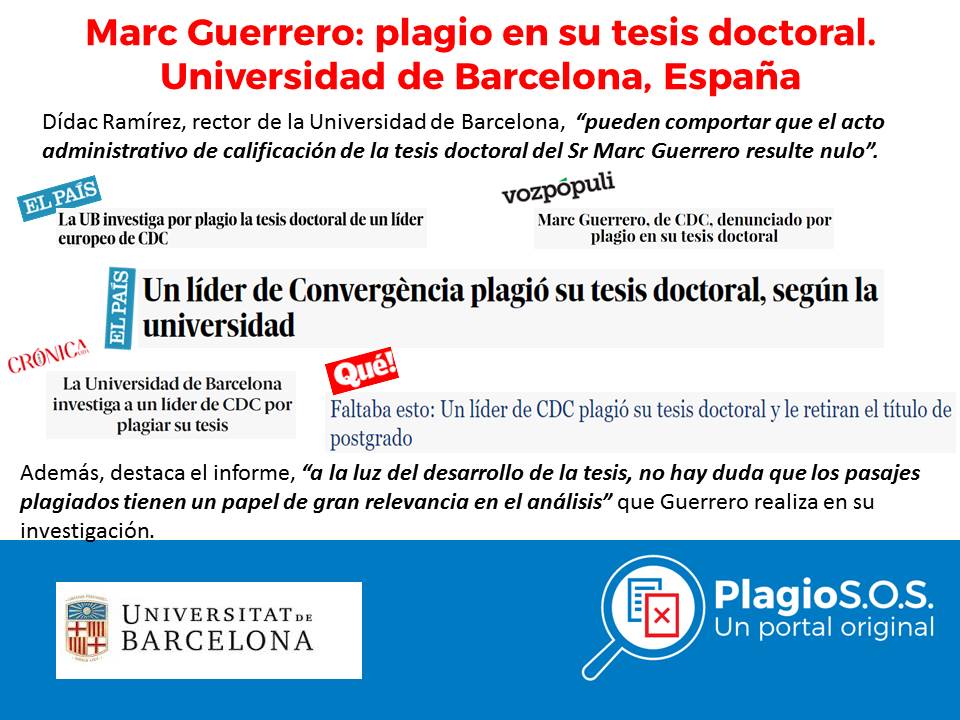 LAS TESIS DOCTORALES SON PENOSAS EN ESPAÑA