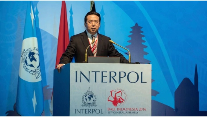 PRESIDENTE DE INTERPOL: CHINA RECONOCE QUE LO RETIENE